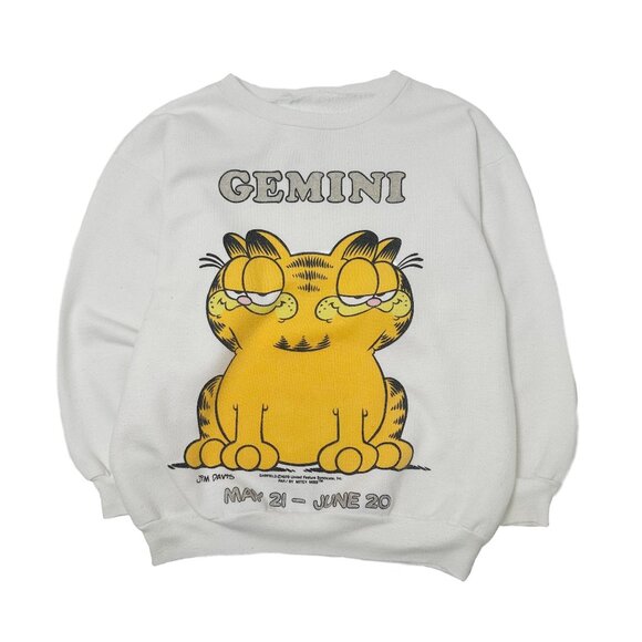 Vintage Other - Vintage Garfield Gemini Star Sign Graphic Crewneck XS